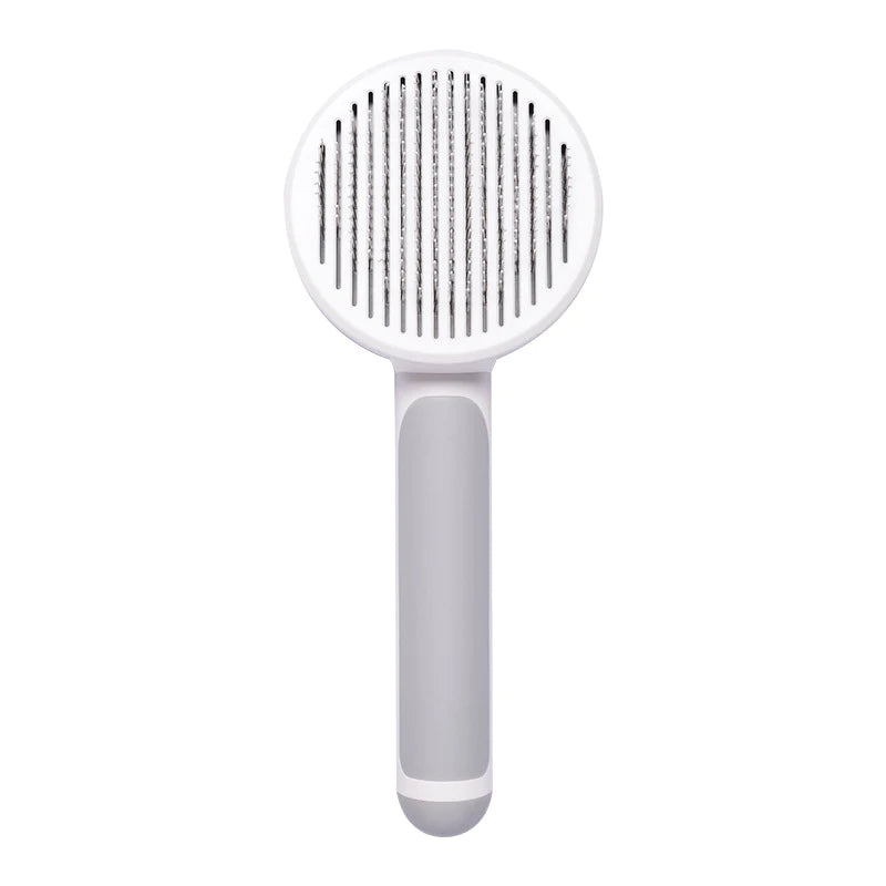 New Pet Cat Brush Hot Selling Hand-Held Steel Wire Self-Cleaning Comb Looper for Hair Removal