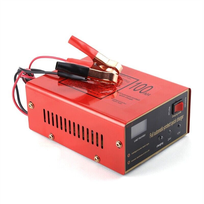 Maintenance Free Battery Charger 12V/24V 10A 140W Output for Electric Car Pro