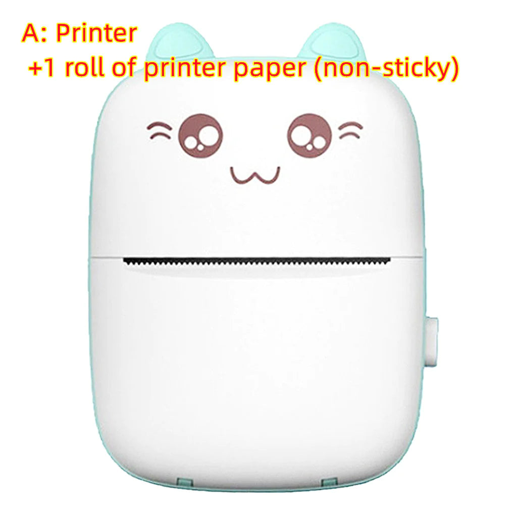 Mini Printer Portable Mini Bluetooth Wifi New Wrong Printer Mobile Phone Photo Title Note Hot Print Pocket Student Error Label Printer