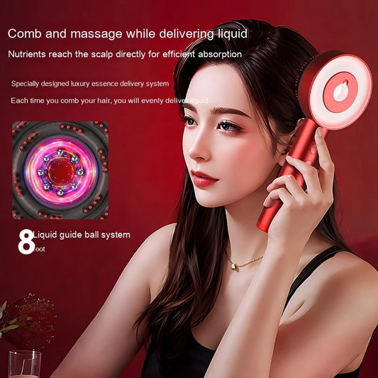 Fluffy Comb Scalp Massager Infrared Hair Care and Beauty