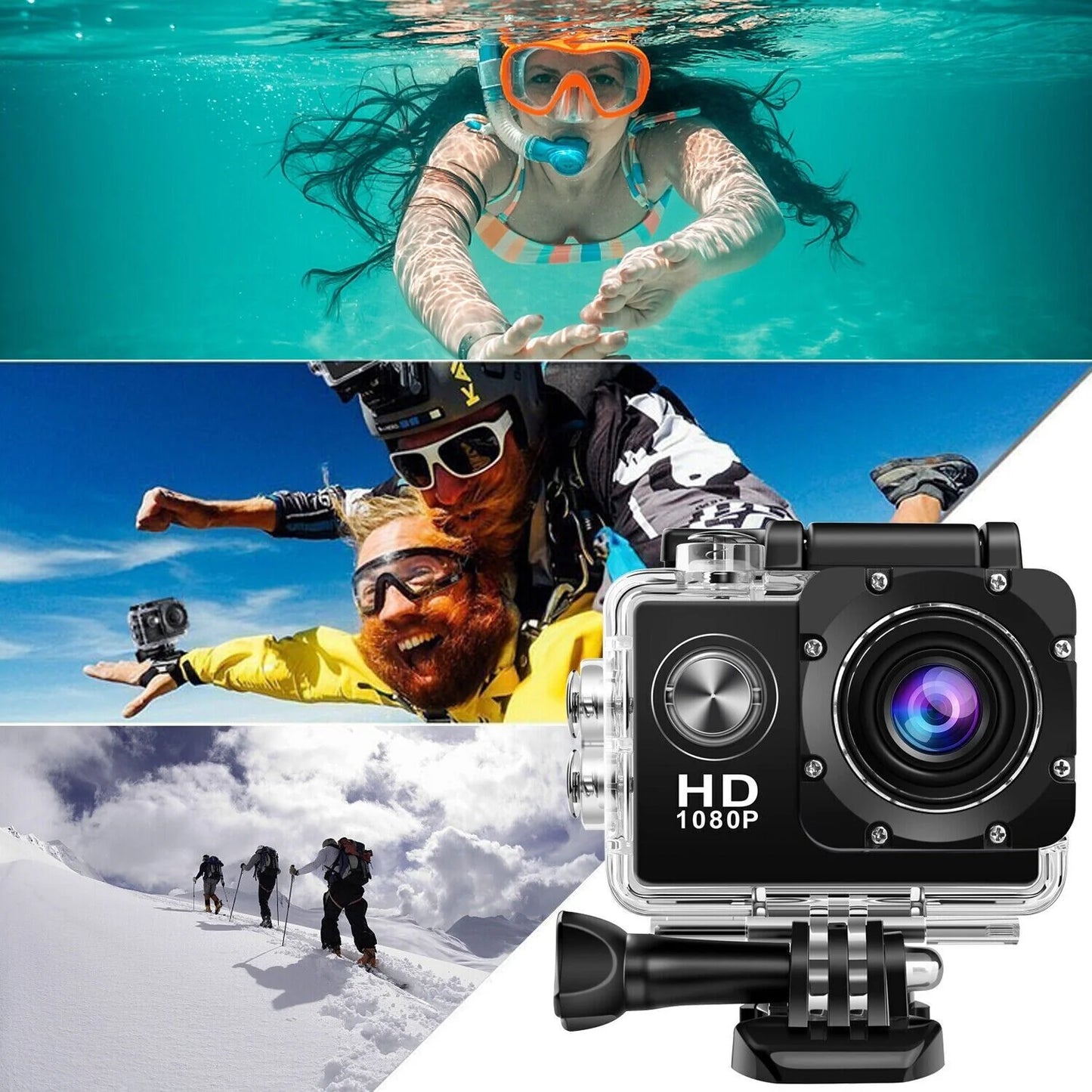 4K Action Sport Waterproof Camera 20 MP Recorder HD 1080P Camcorder Video 170°