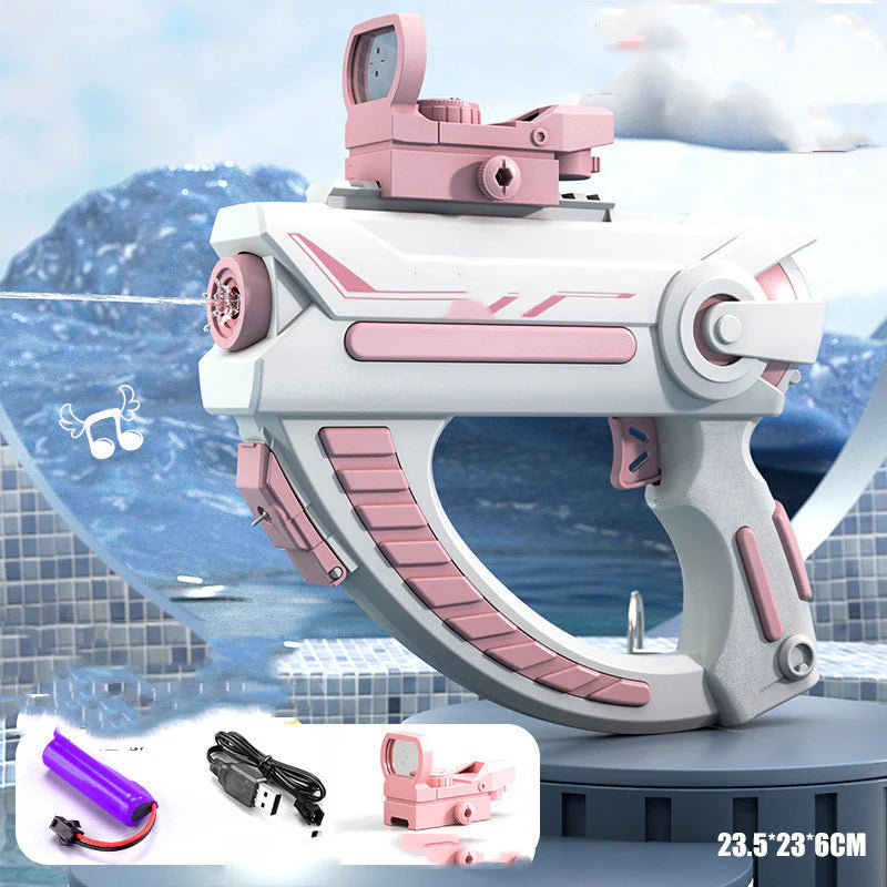 Summer Fully Automatic Electric Water Gun Rechargeable Long-Range Continuous Firing Party Game Kids Gift